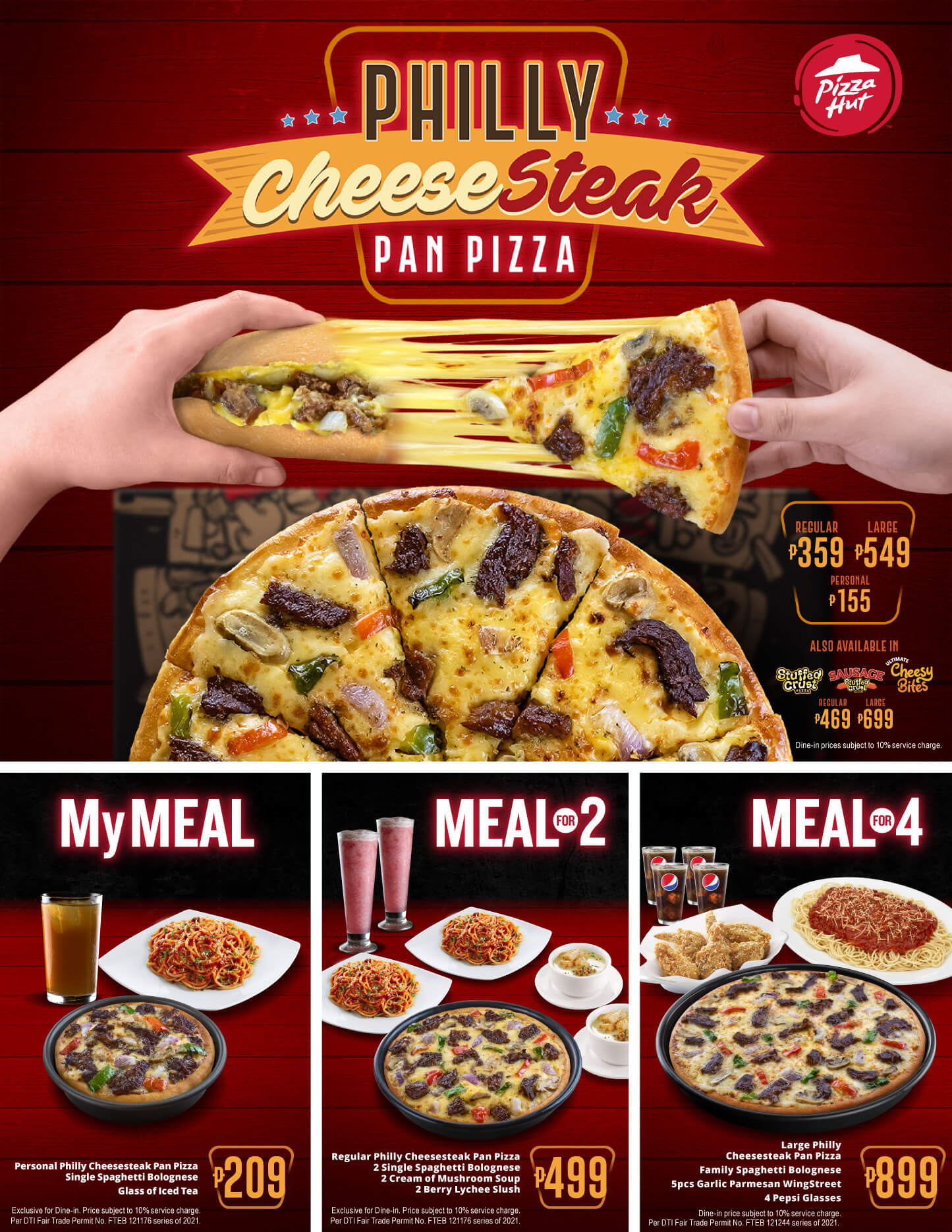 Pizza Hut Introduces Iconic Philly Cheesesteak Pan Pizza