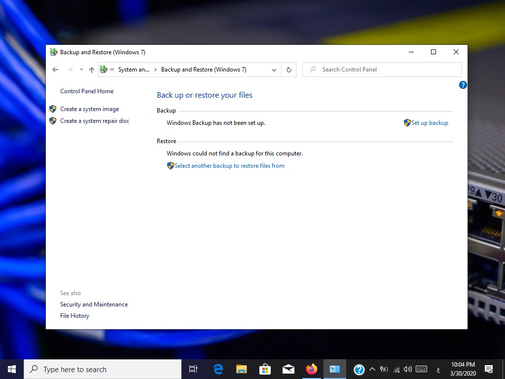 كيفية إنشاء قرص إصلاح النظام في ويندوز 10