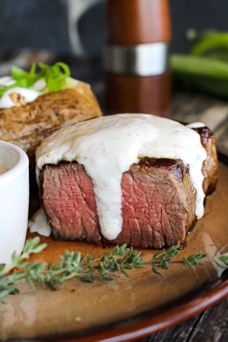 Perfect Pan-Seared Filet Mignon will be the star of your special occasion menu. It's super easy to prepare, melt in your mouth delicious, and cooked to perfection every time!