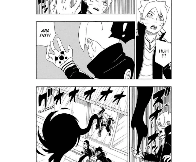 Spoiler Manga Boruto 40 - Menemukan Jejak Hokage I Bertarung Boro Kara