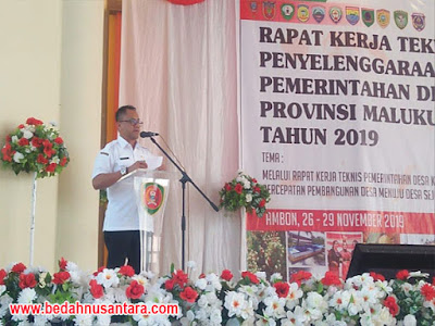 Dinas PMD Maluku Gelar Rapat kerja teknis Tahun 2019 1 kasrul