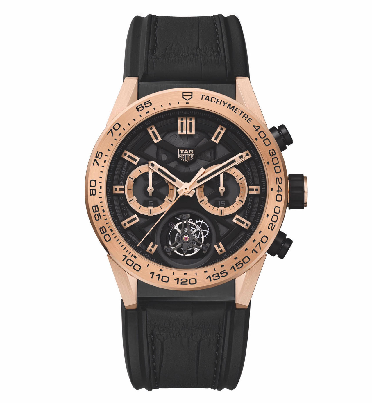 Tag Heuer - Carrera Heuer-02T Tourbillon rose gold models | Time and  Watches | The watch blog