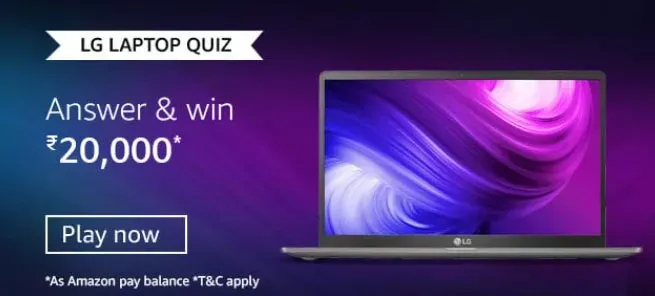 Amazon LG Laptop Quiz