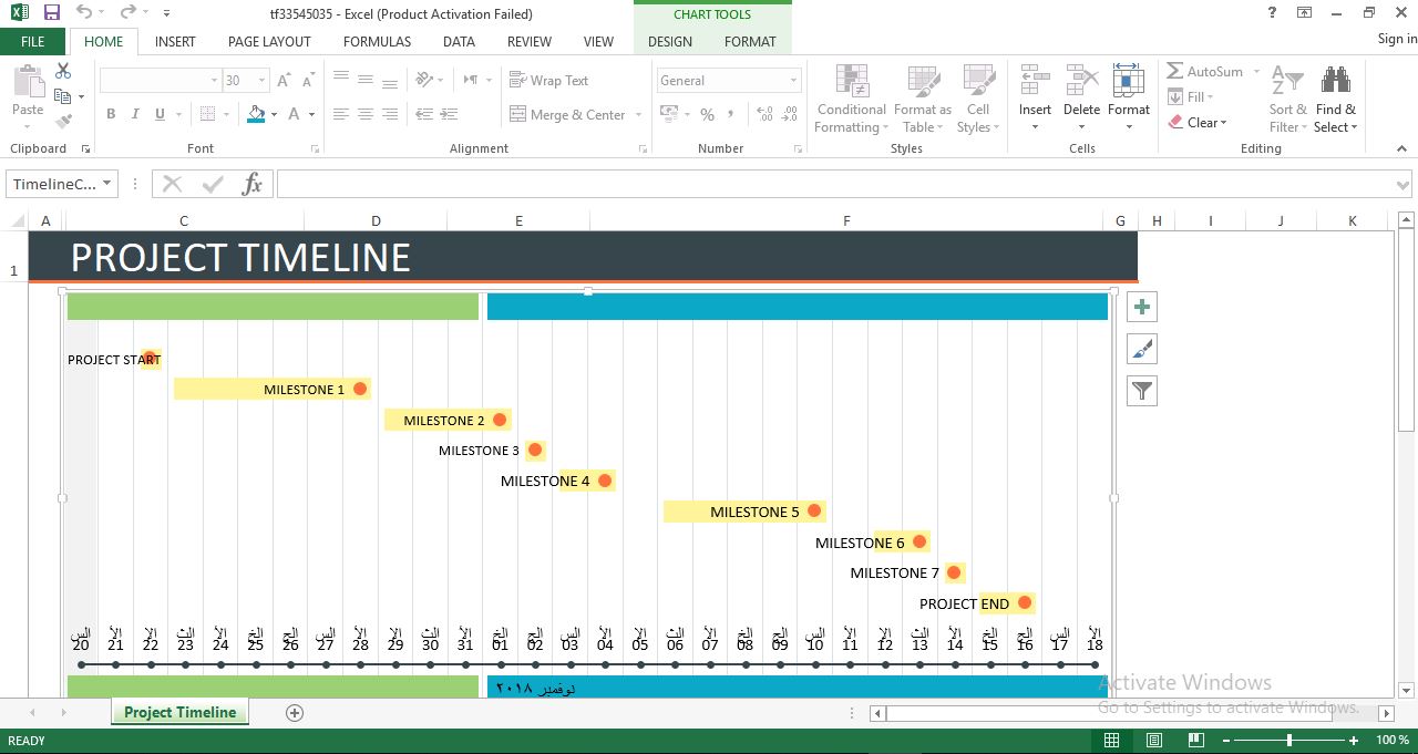 Project Timeline Excel Template Software Engineering