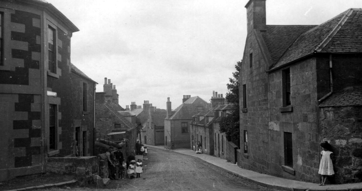 Tour Scotland Old Photograph Commercial Street Markinch Fife Scotland