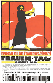 1914 yılı "Kadınlar Günü" afişi