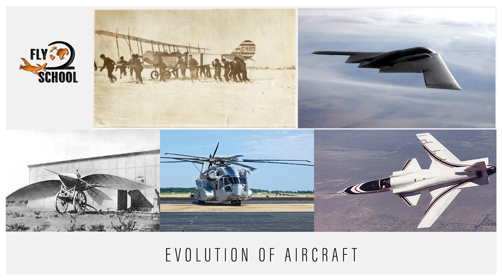 Evolution of Aircrafts