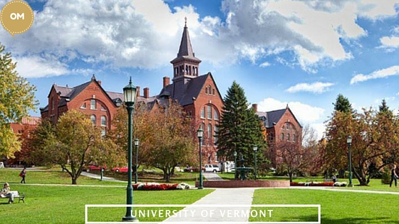 На фото Университет Вермонта