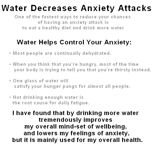 solutionof Anxiety water best solution to decrease anxiety attacks