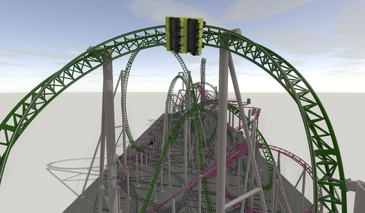 NickALive! Two WorldRecord Roller Coasters Coming To Nickelodeon