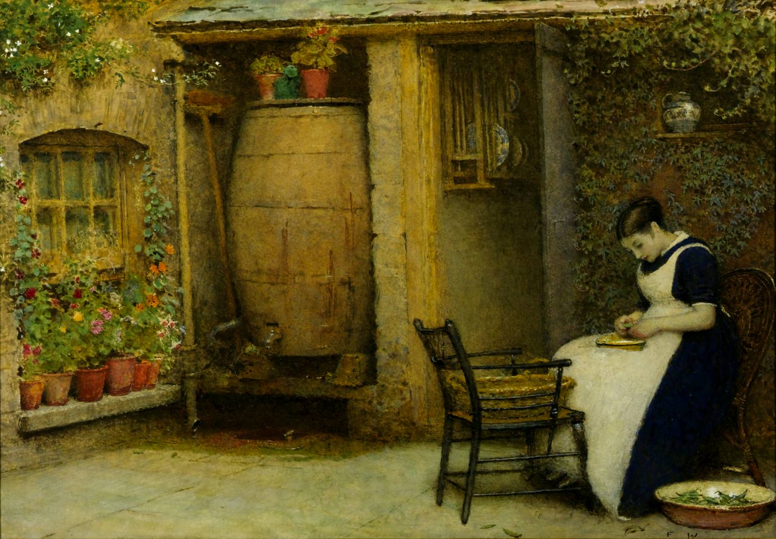 Viático de Vagamundo British women by Frederick Walker