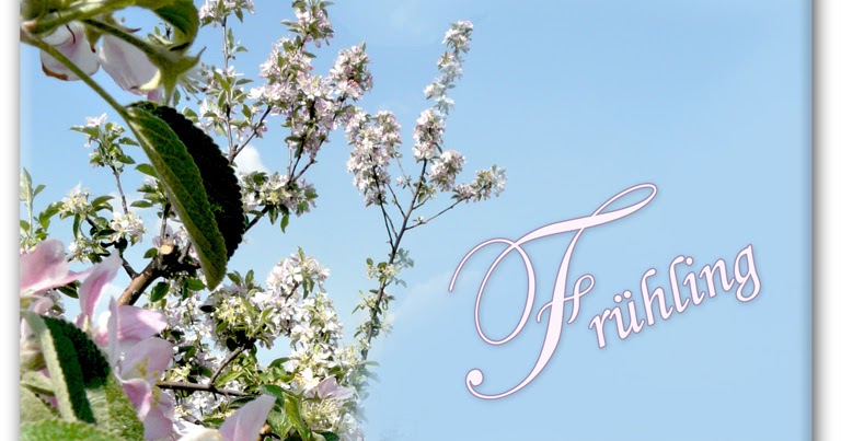 Seelchen Karten und Collagen : Karte Frühling