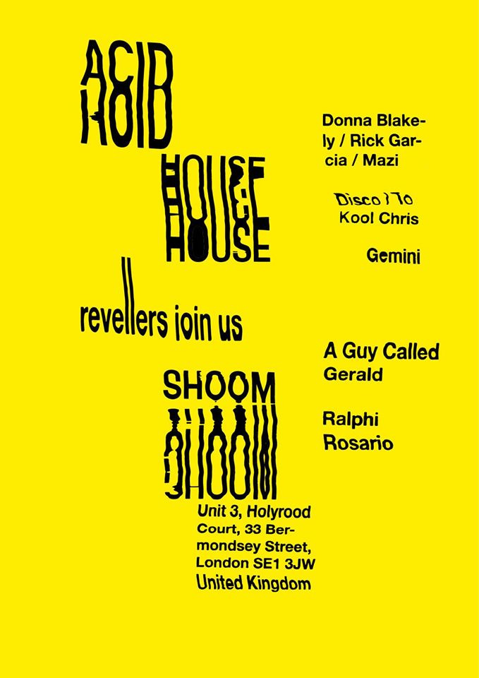 Energy Flash: retro rave flyers