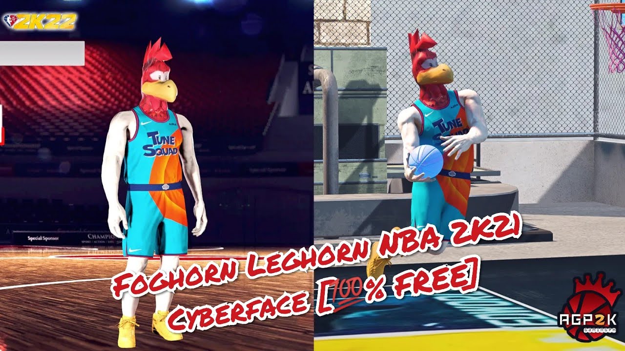 NBA 2K21 Foghorn Leghorn Space Jam 2 Cyberface 100% FREE by AGP2K
