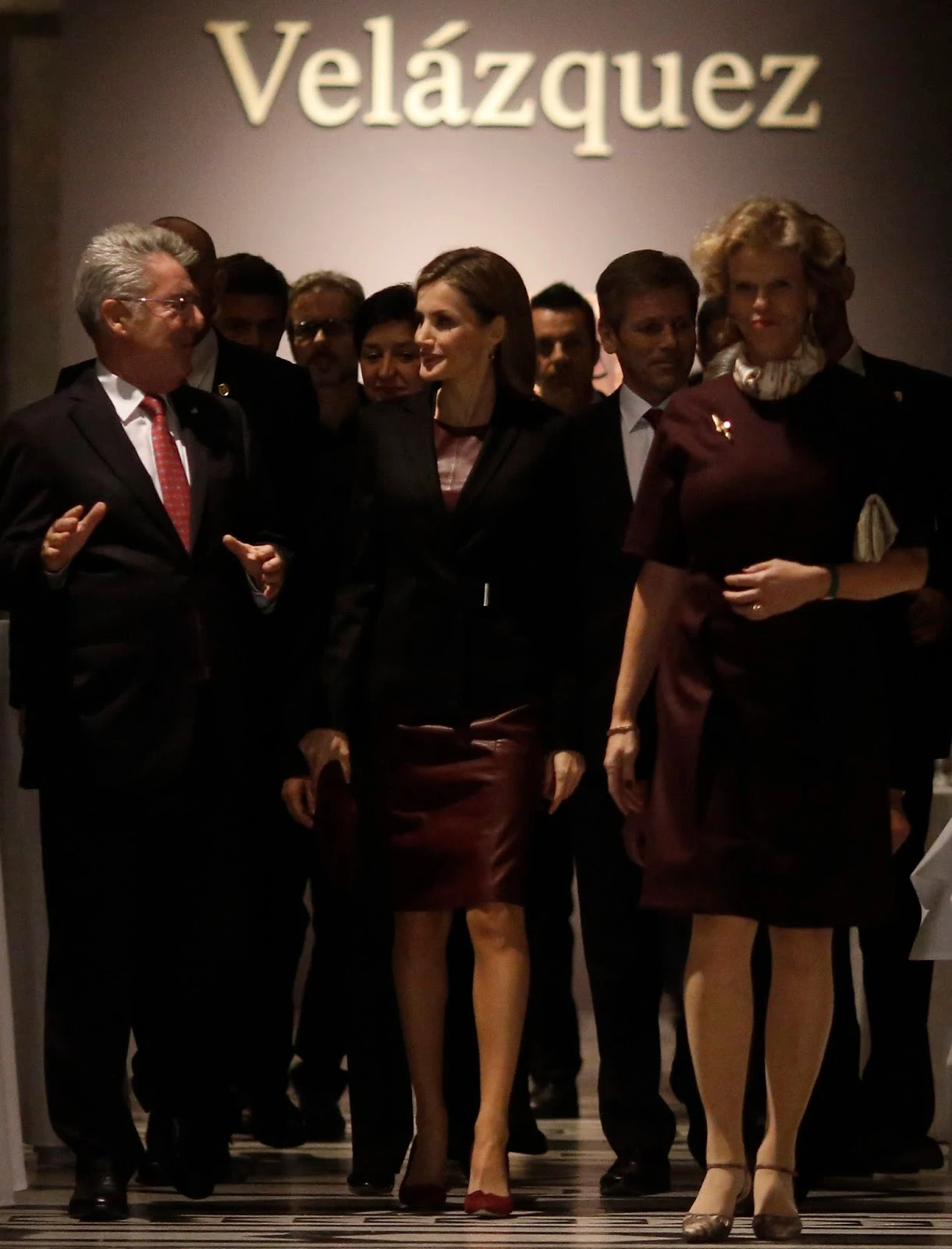 Spanish Queen Letizia open the Velázquez exhibition