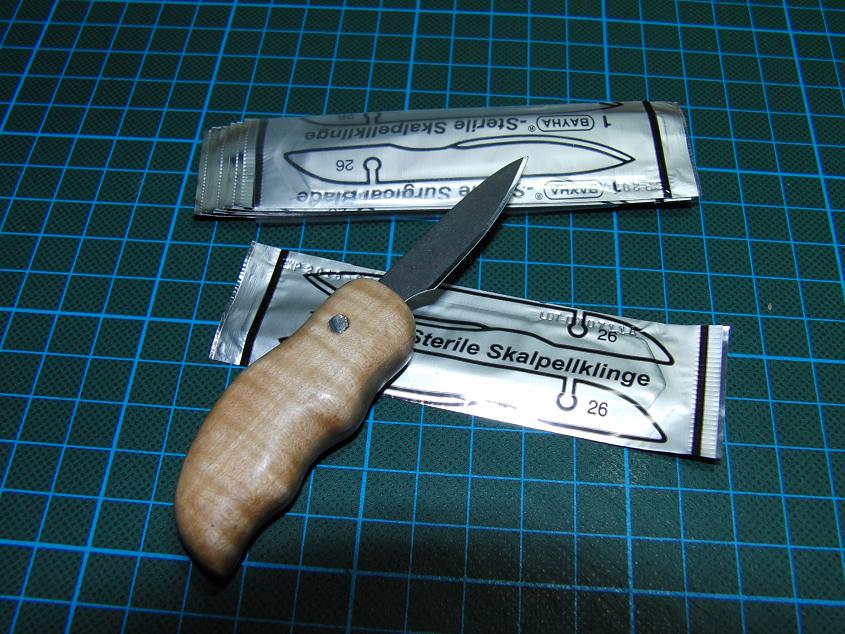 The Slingshot Channel Homemade surgical blade holder