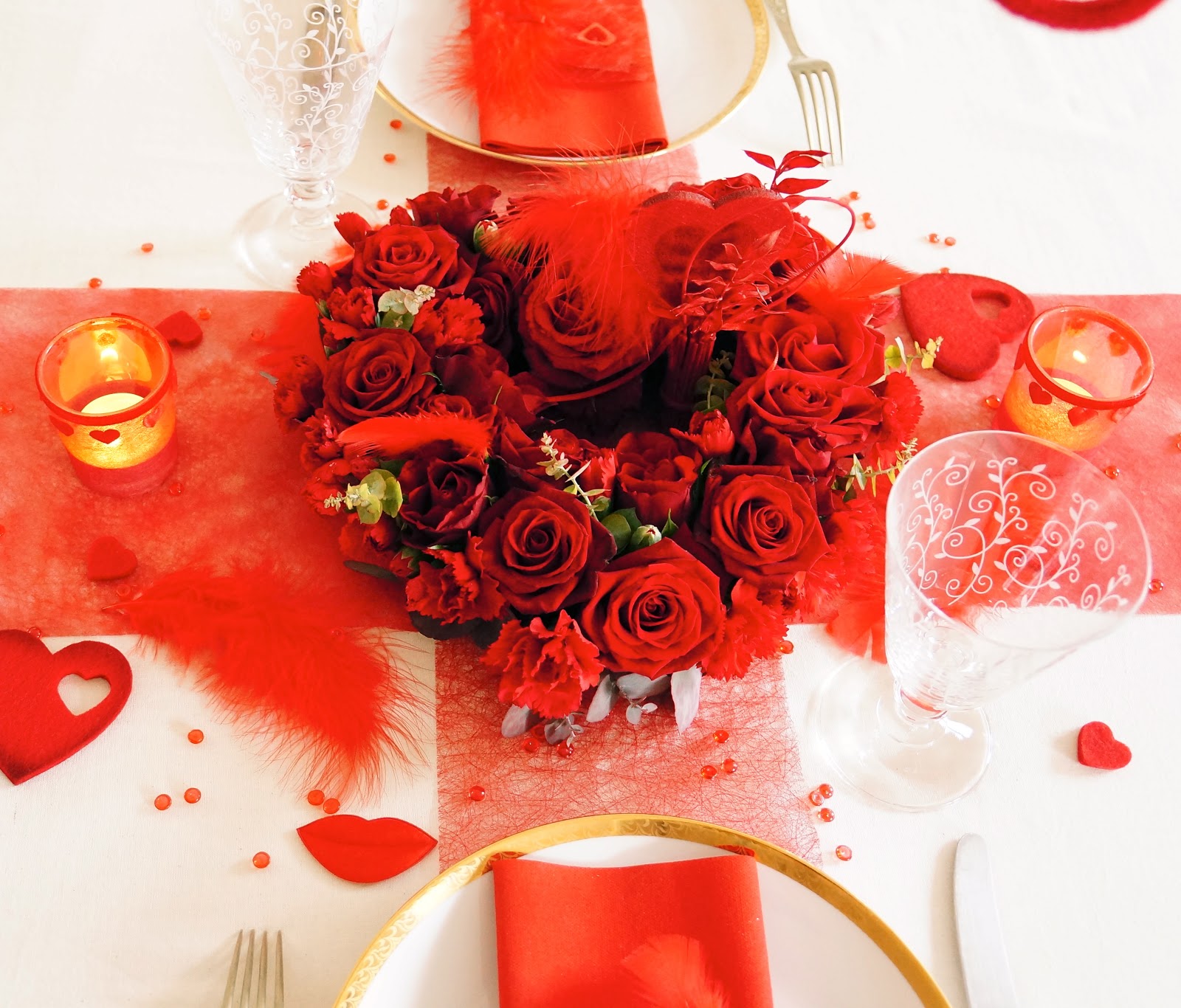 ma boutique déco table - décoration de table: Saint-Valentin