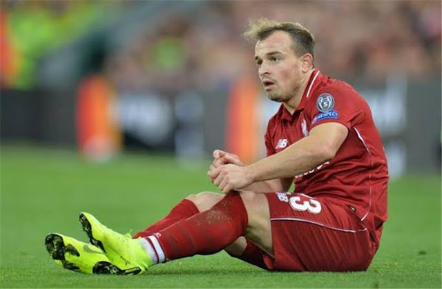 اصابة اللاعب الكبير شاكيري ويورجن كلوب يشعر بالحزن يورجن كلوب حزين بسبب إصابة شاكيري