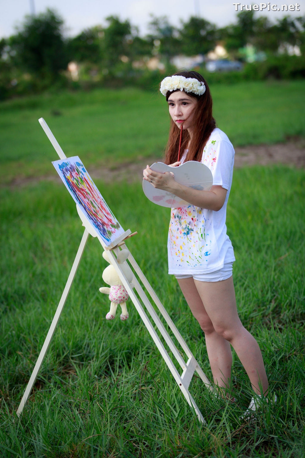 Image Vietnamese Model - How To Beautiful Angel Become An Painter - TruePic.net - Picture-2