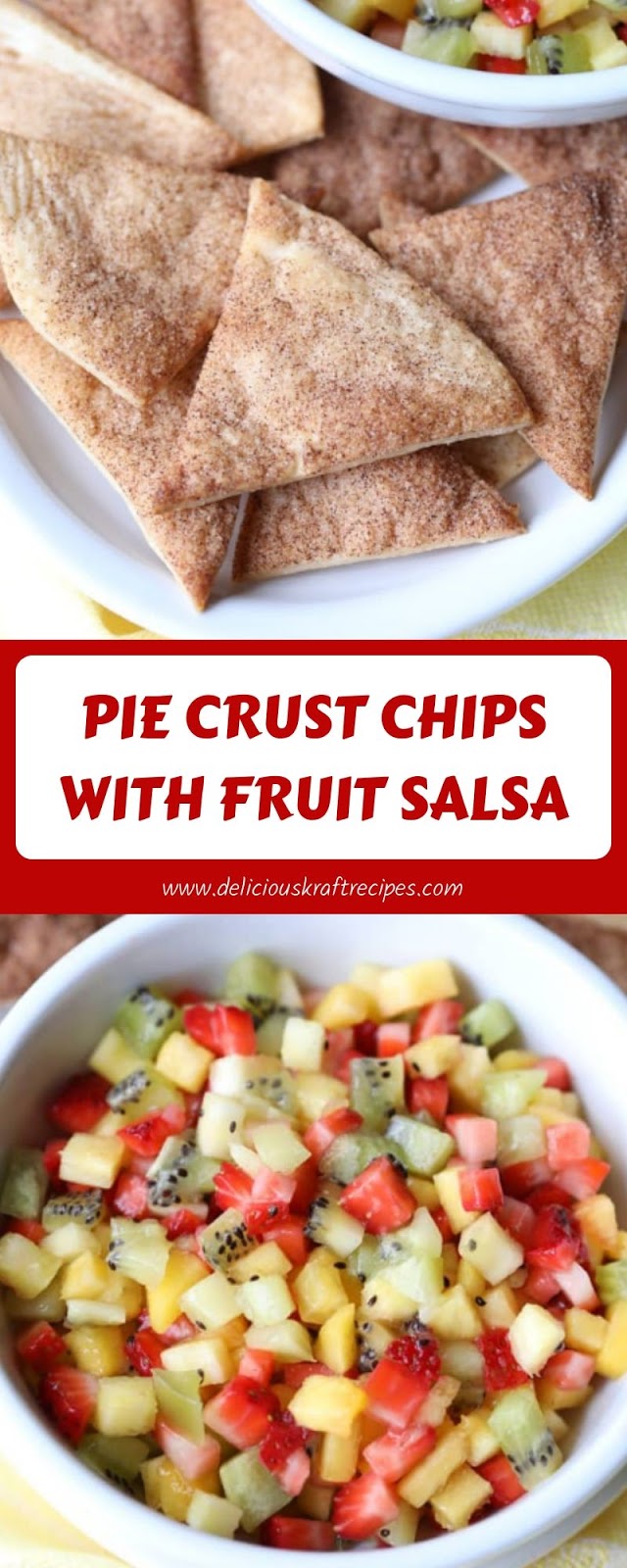 PIE CRUST CHIPS WITH FRUIT SALSA