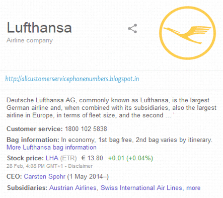 Lufthansa Airlines Dulles Airport Customer Service Phone Number | Customer Service Phone Number