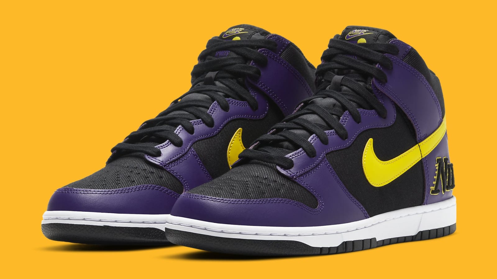 A Lakers-Themed Nike Dunk High Is Releasing Soon