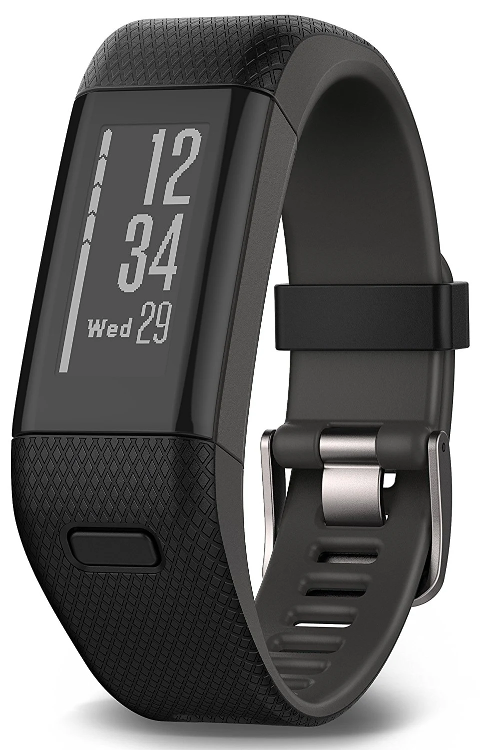 Garmin Vivosmart HR+ Fitness Band GPS con Schermo Touch, Smart Notification e Monitoraggio Cardiaco al Polso 
