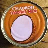 This picture shows the top of the coconut can