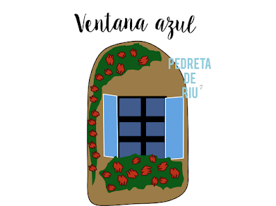 COMO PINTAR PIEDRAS CON VENTANA AZUL PASO A PASO