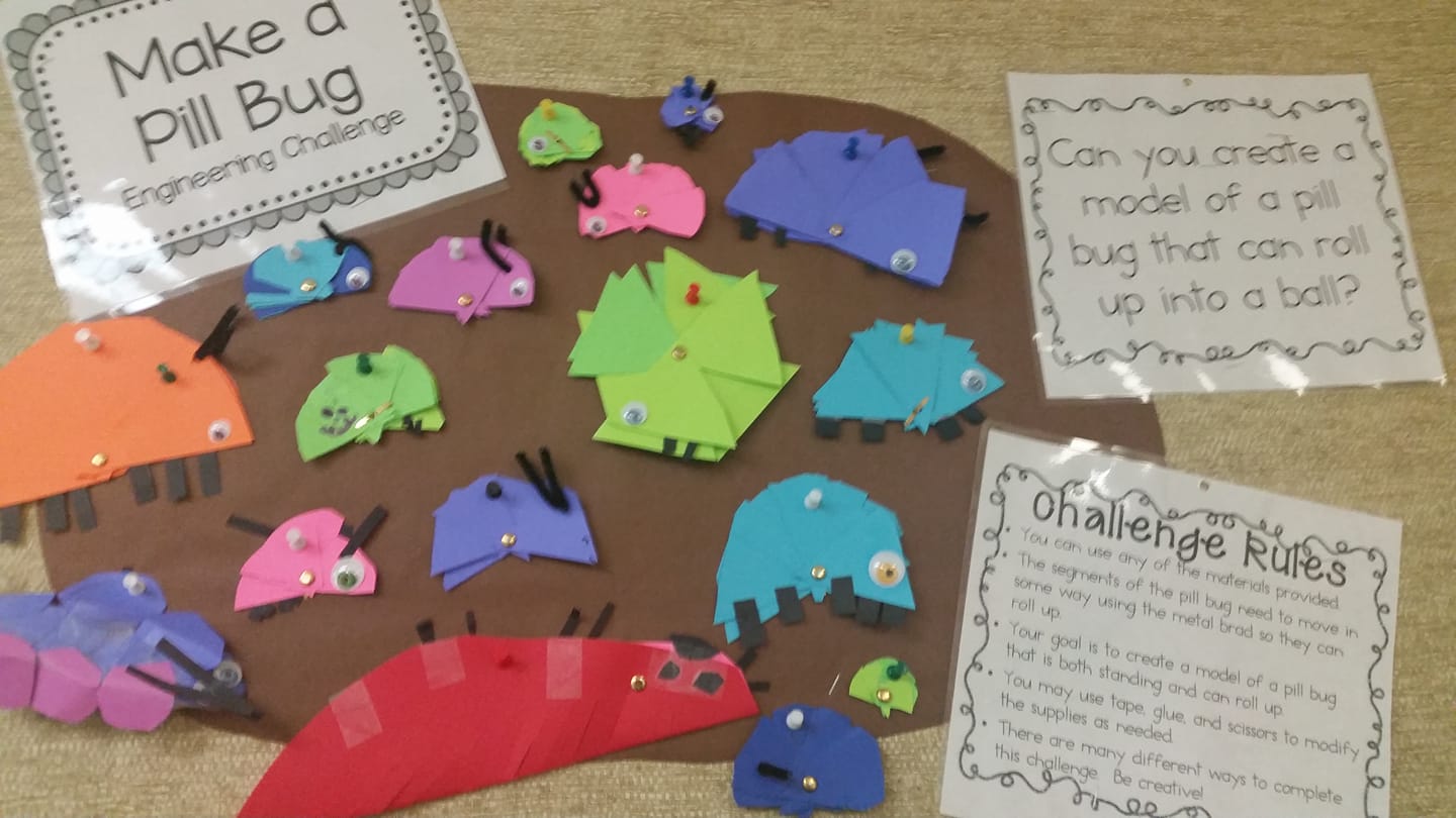 Growing a STEM Classroom Pill Bug STEM Challenges