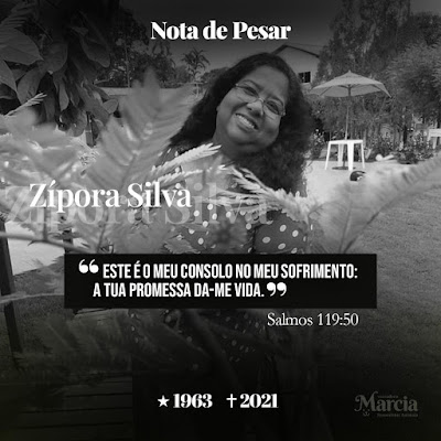 Nota de Pesar da vereadora Márcia Socorristas Animais pelo falecimento da senhora Zípora Silva