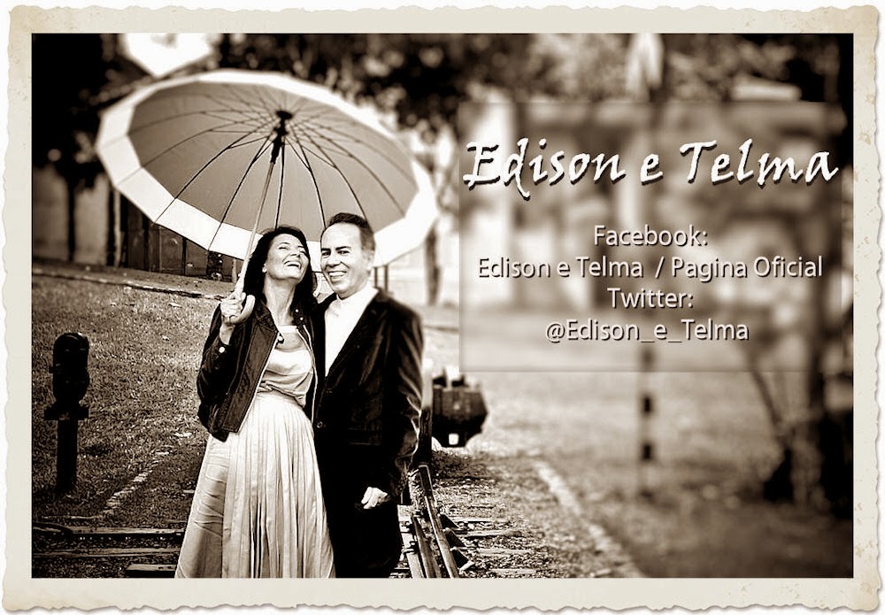 Edison e Telma no Facebook