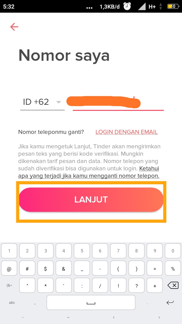 cara mengembalikan akun tinder