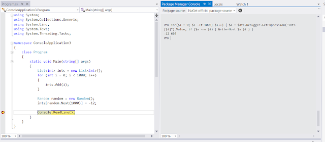 Ogresoft: How to write a loop, or lambda expression, in the immediate ...