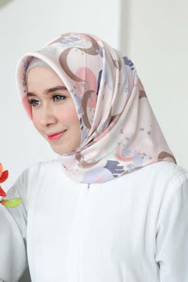 jilbab khimar velvet jilbab segi empat velvet motif