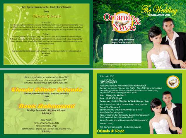 UNDANGAN FULL COLOR Oemah Undangan
