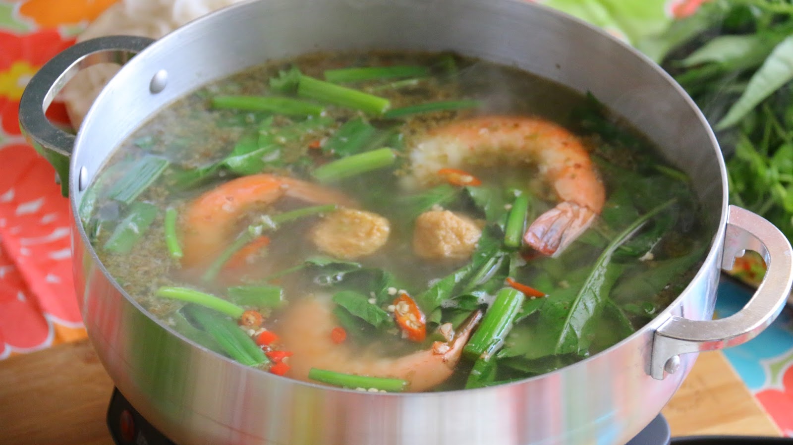 Boriville Vietnamese Hot Pot Fermented Fish (Lẩu mắm cá sặc) Recipe