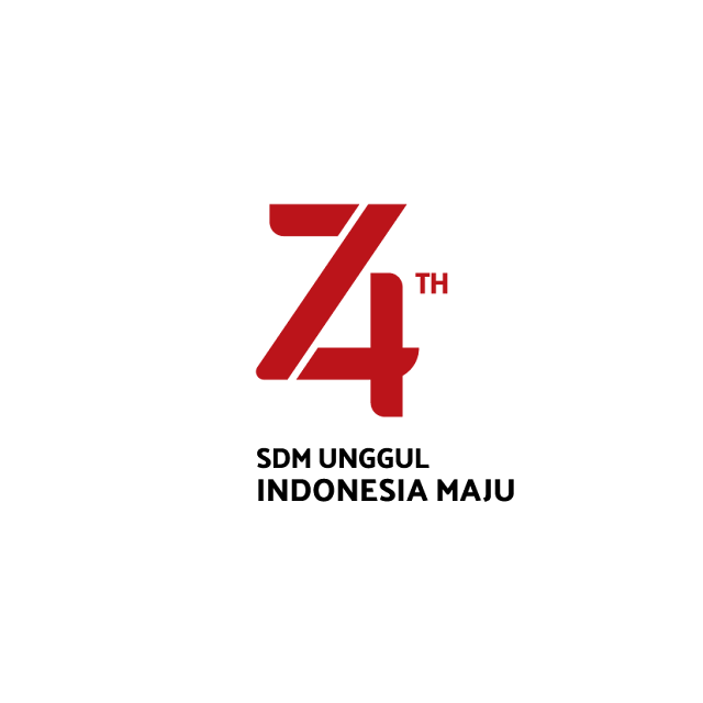 Logo HUT RI ke-74 Terbaru