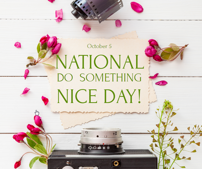 National Do Something Nice Day Wishes Pics