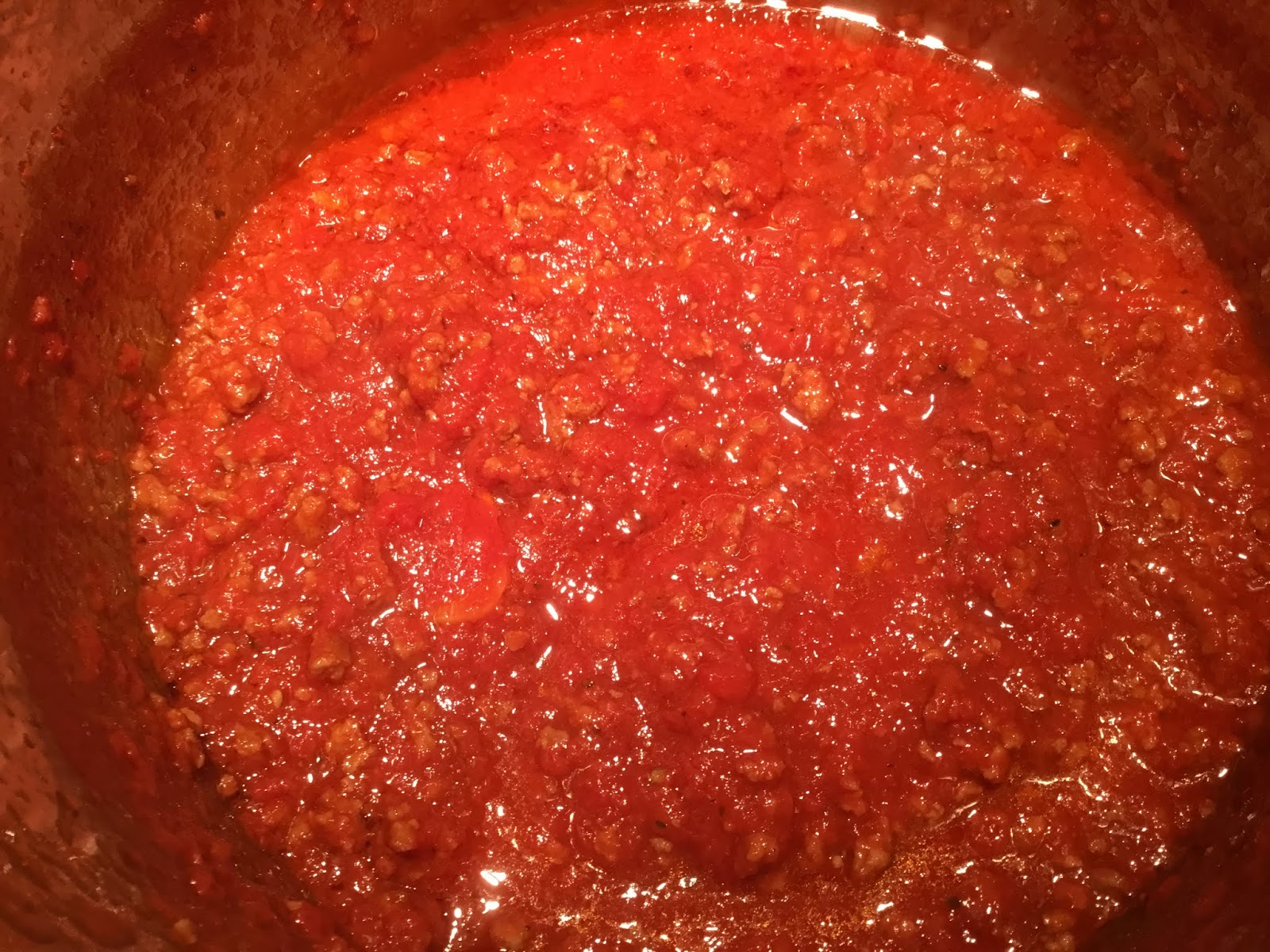 Home on my Range Eggplant Bolognese Bake