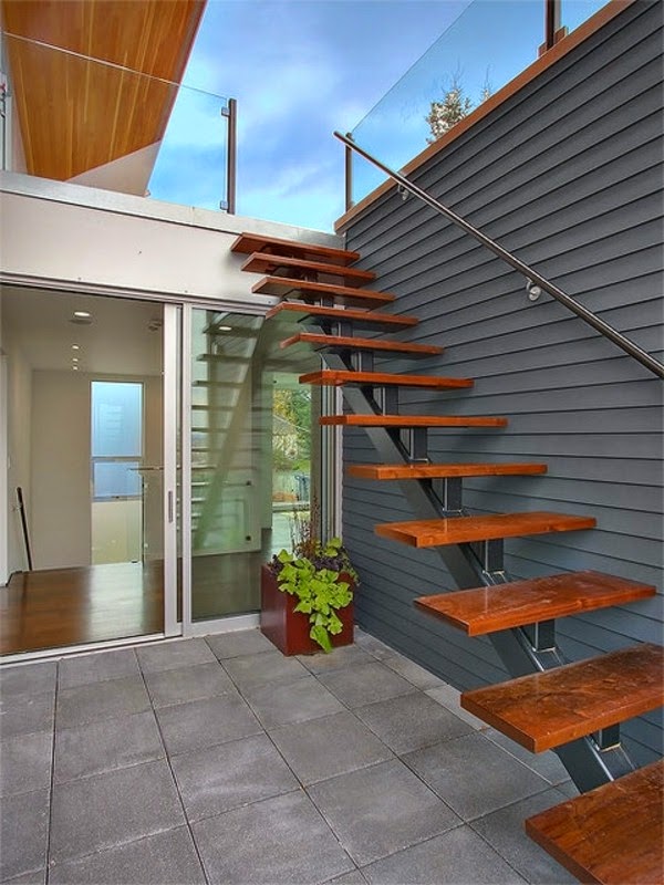 46 beautiful design ideas for outdoor stairs