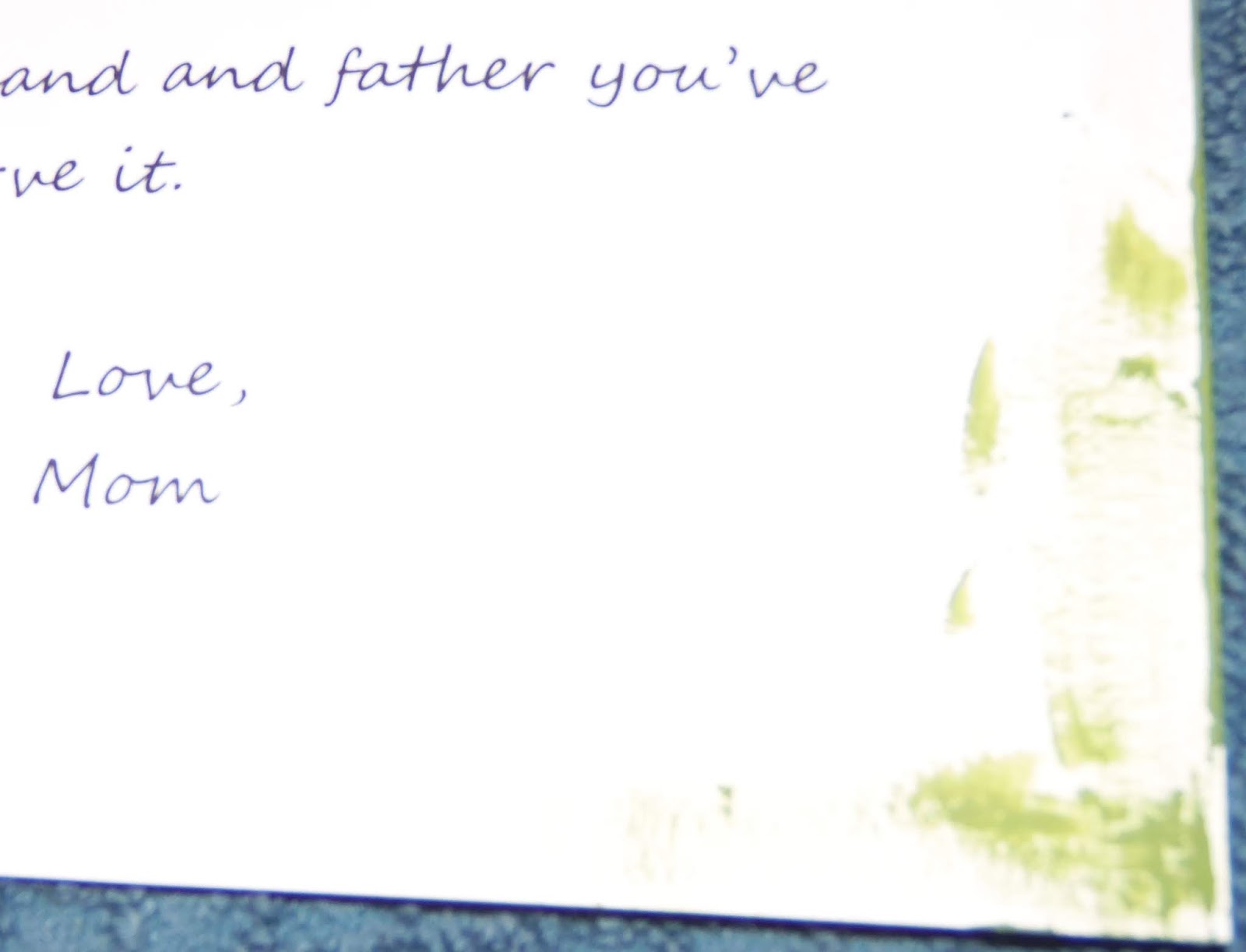 Happy Birthday, Son! (paper casting/card)