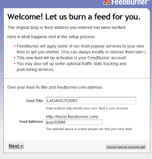 data feed memasukan data feed burner