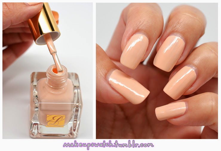 Estee Lauder Pure Color Nail Lacquer in Rose Gold Swatch - wide 7