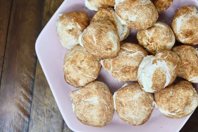 Air Fryer Stuffed Bagel Bites