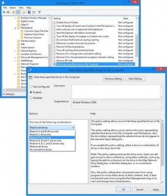 Een schijf verbergen in Windows 8