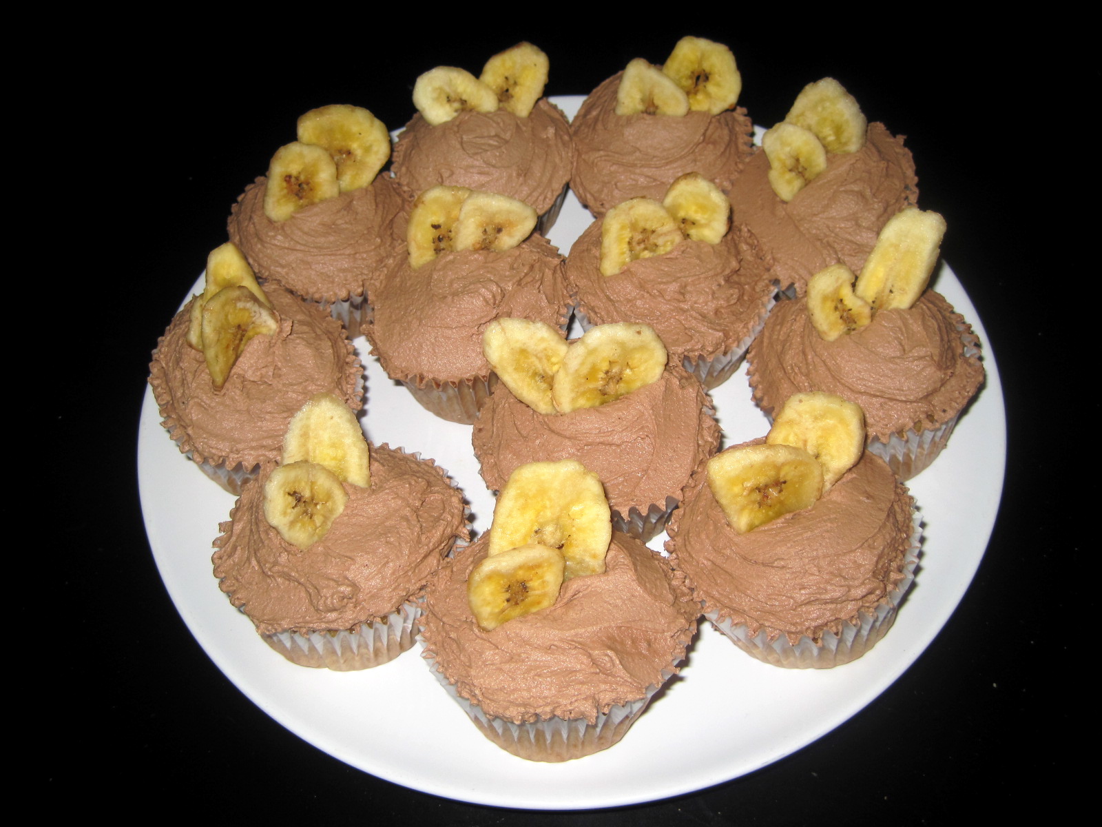Little Miss 'Vegan' Cupcakes Chocolate Banana Cupcakes