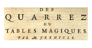 Title from "Divers ouvrages de mathematique et de physique / par Messieurs de l'Académie Royale des Sciences [M. de Frénicle ... et al.]."