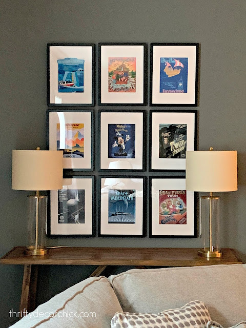 vintage Disney park art prints 