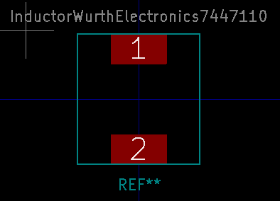 KiCad Tutorial: Tutorial 1.8: Create Footprint for Inductor